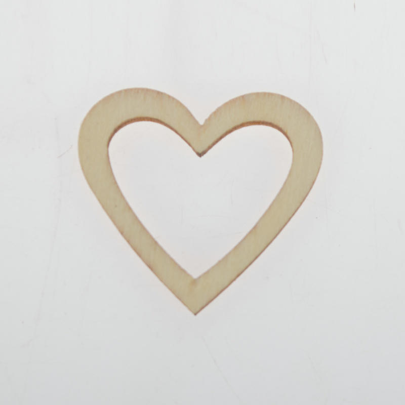 Product distributor opportunities Customized  Rustic Wooden cut out Love Heart Wedding Table Scatter Decoration Party Confetti