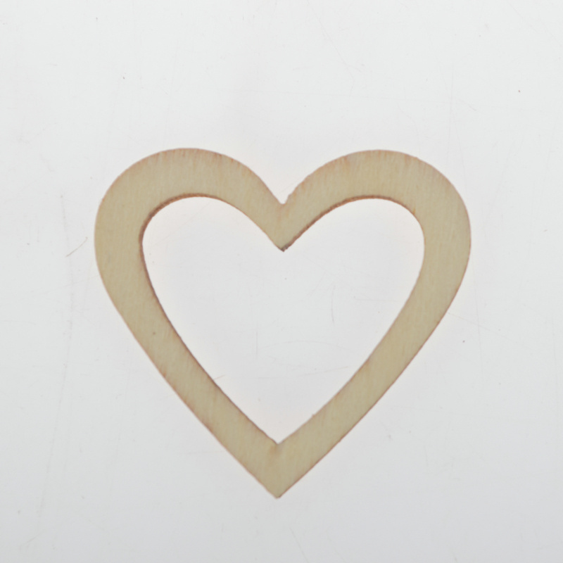 Product distributor opportunities Customized  Rustic Wooden cut out Love Heart Wedding Table Scatter Decoration Party Confetti