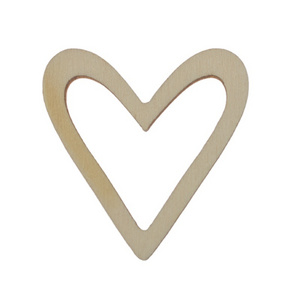 Product distributor opportunities Customized  Rustic Wooden cut out Love Heart Wedding Table Scatter Decoration Party Confetti