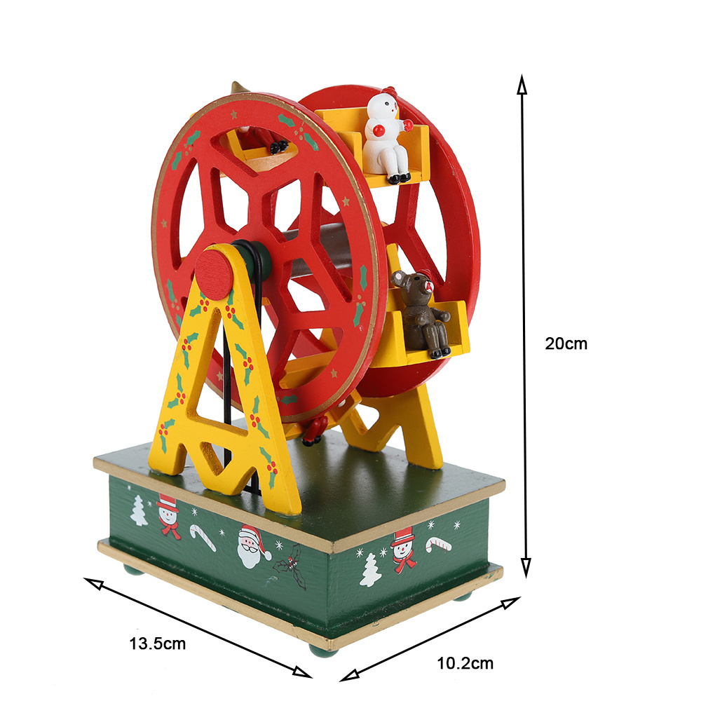 Christmas Ferris Wheel Mini Animated Carnival Music Box For Kids Christmas Gifts