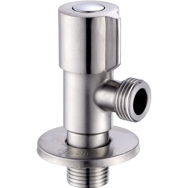 Commercial Factory Supplied Water Control Faucet Angle Valve Bathroom Kitchen Fittings 1/2 SUS 304 OEM Toilet Angle Valve