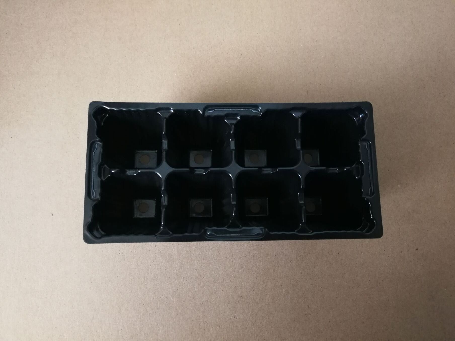 Plastic Seed Starting Tray 8 Cell Seedling Germination Propagation Nursery Plant Gardening Tray