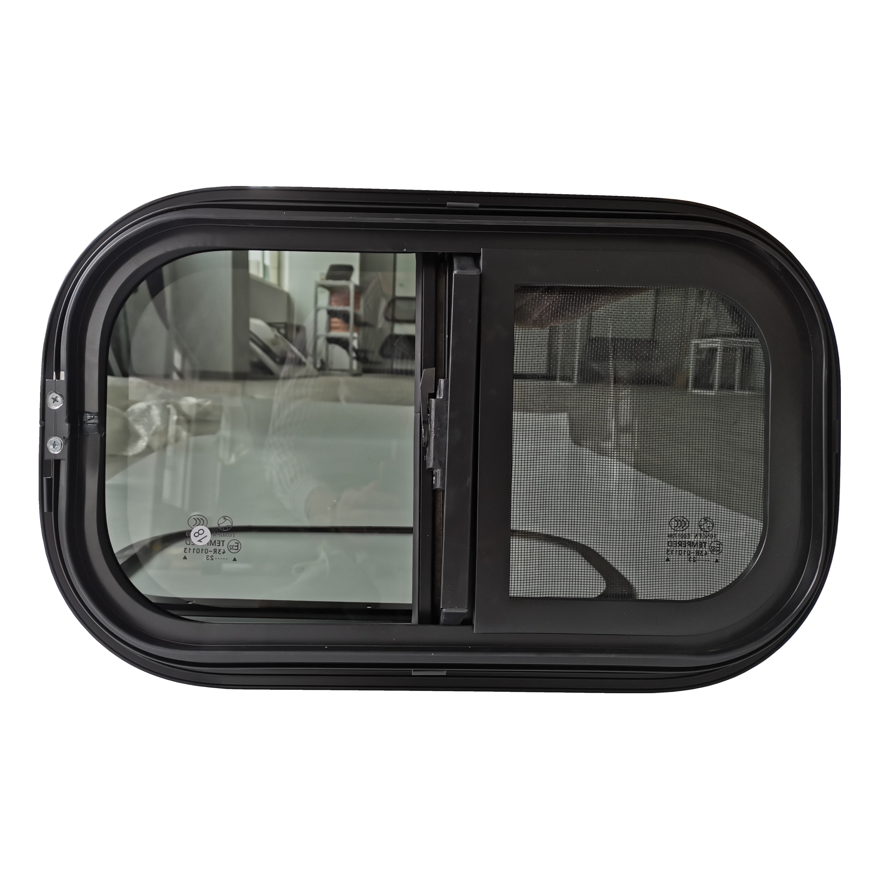 High-quality TONGFA aluminum alloy Reinforced glass RV Caravan trailer Sliding window