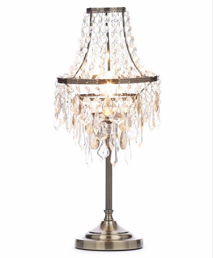 fancy decorative home table lamp decorative crystal table lamp white chandelier decoration lamp