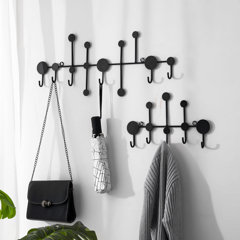 Modern Luxury Style Wall Mounted Holder Hooks Metal Wall Hanging Hook for Keys Hats Coats Bags Wall Decoration Hanging Clothing