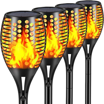 Outdoor Landscape Decoration Led Solar Garden Light Flickering Flame Solar Torches Light