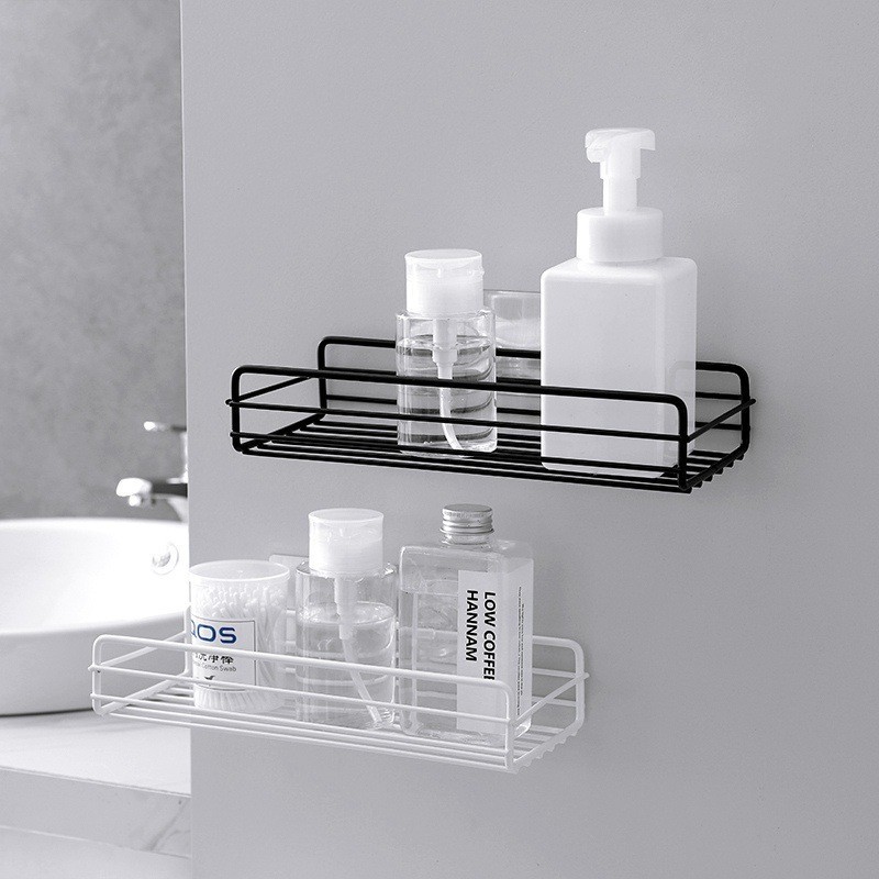 New multifunctional iron art bathroom kitchen wire storage shelf bathroom toiletries wall hanging storage rack