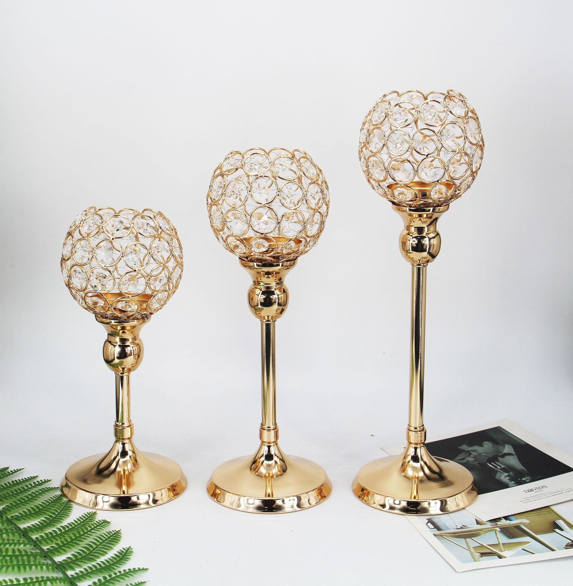 JiangSu Crystal Candle Holders For Weddings candle holder candelabra centerpieces crystal candle holders wed candlestick