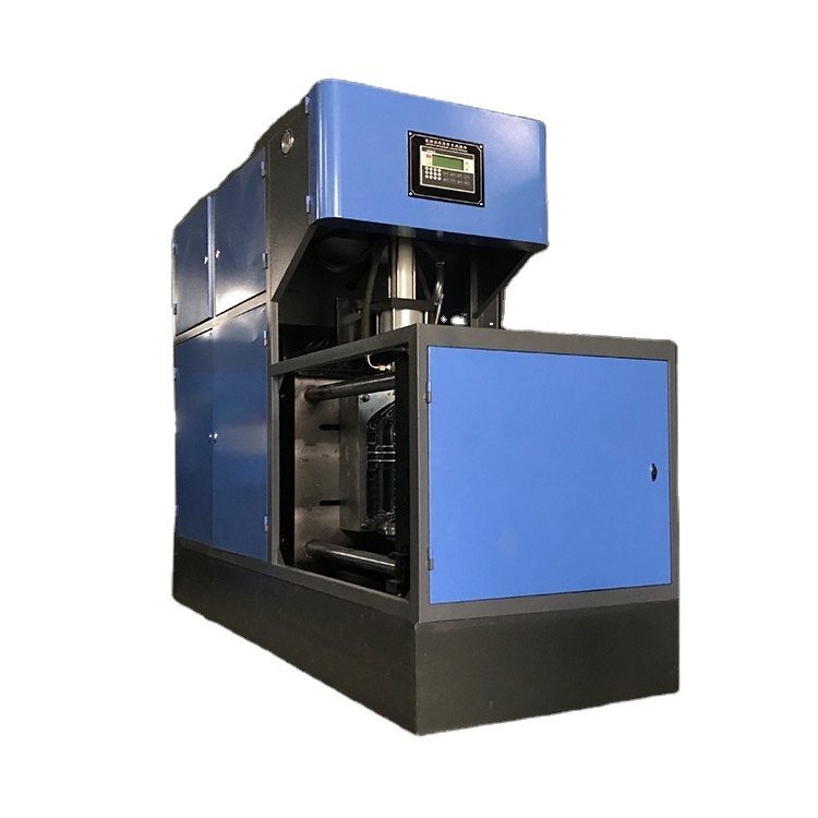 High Quality Semi Automatic 2 Cavity Small Plastic PET Bottle Blow Molding Machine Water Bottle Blowing Plant