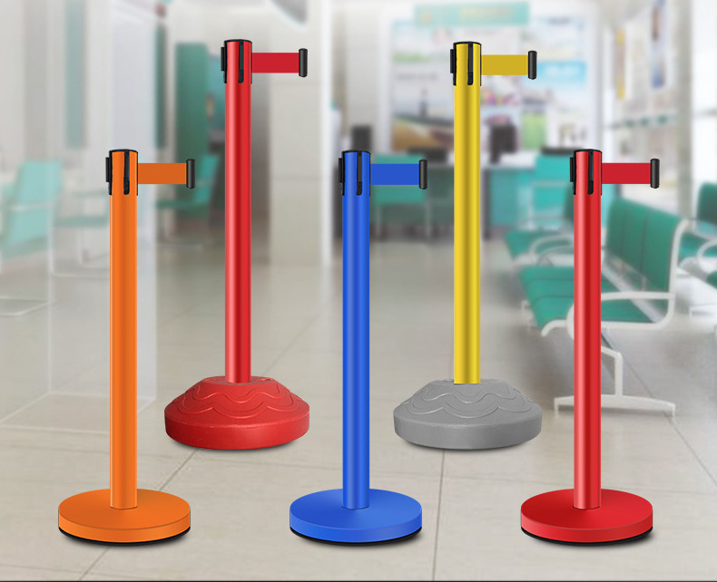 Bank Crowd line control systems red carpet retractable belt queue dividers stands q manager barrier post rope stanchion