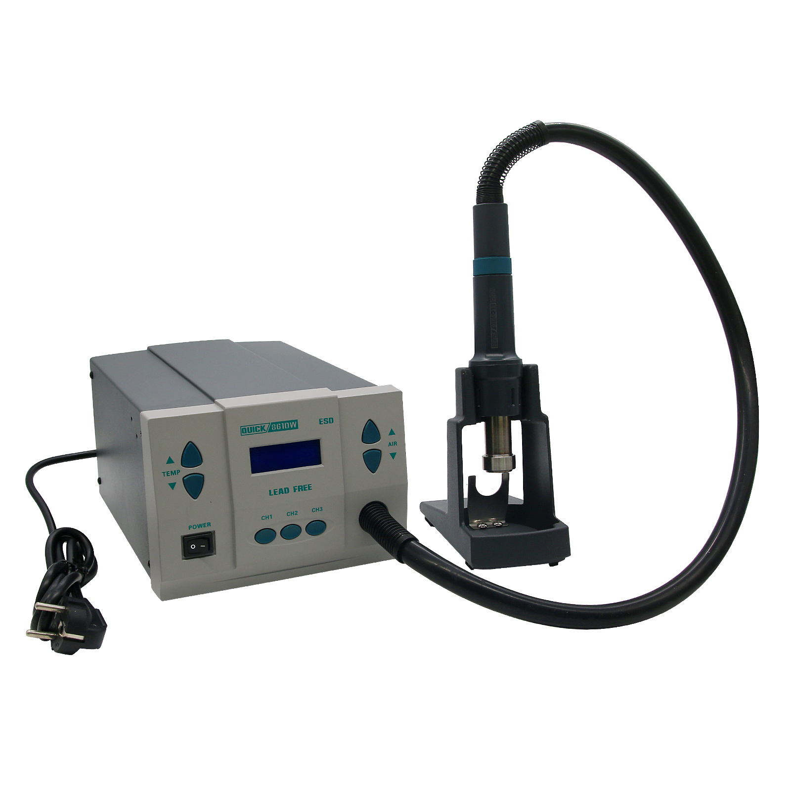 220V 861DW 1000W High-Power Hot Air QUICK Soldering Digital Rework Station