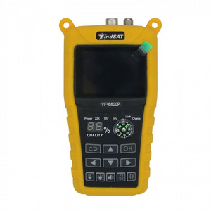 VF-6800P 2.4" Color LCD Digital Satellite Finder Signal Meter DVB-T2 DVB-S2 DVB-C Satellite Receiver