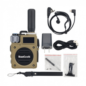 HamGeek UHF Handheld Transceiver Two Way Mini HG600 Walkie Talkie Long Range 5000KM Distance Range 10W With Battery