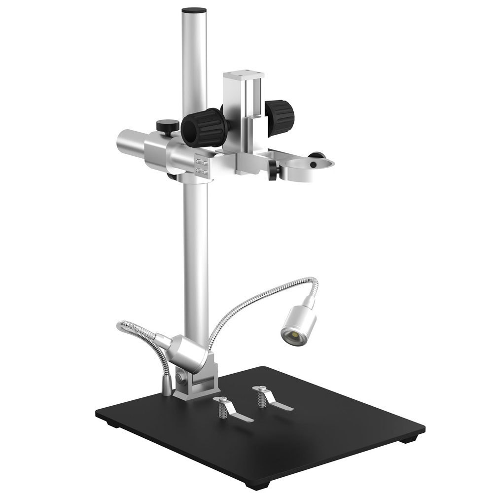 Andonstar AD407 PRO Digital Microscope with 7inch Screen and Upgrade 12.5inch Metal Base Stand for Soldering Tools