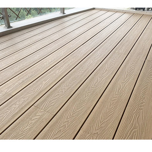 Composite wood plastic decking tiles board plank outdoor terrace patio teak smooth exterior wpc decking brushed panel flooring