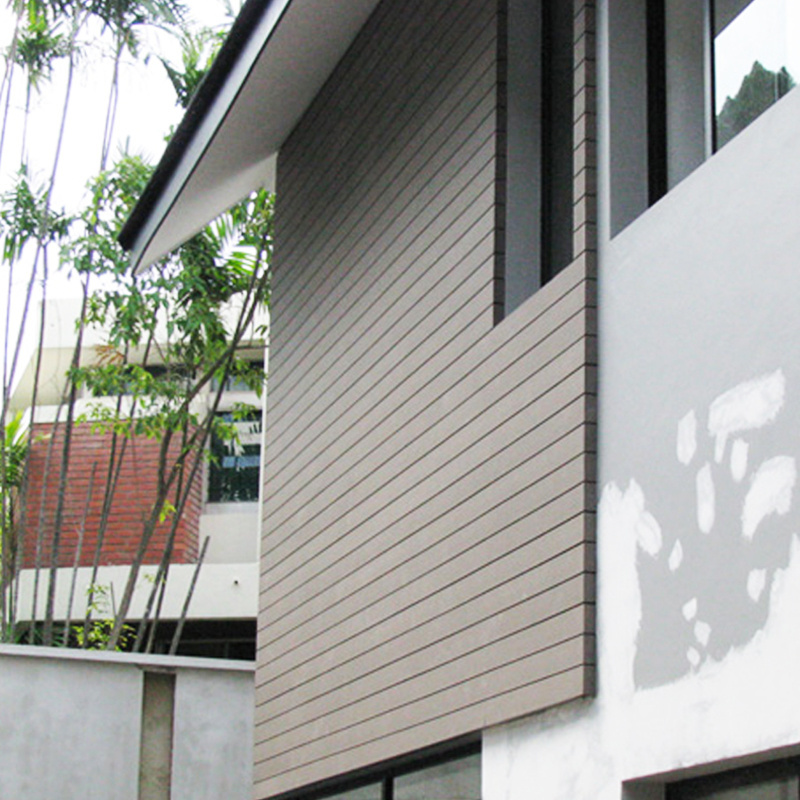 Waterproof anti-uv weatherproof wood plastic composite wall panel WPC Exterior wall cladding