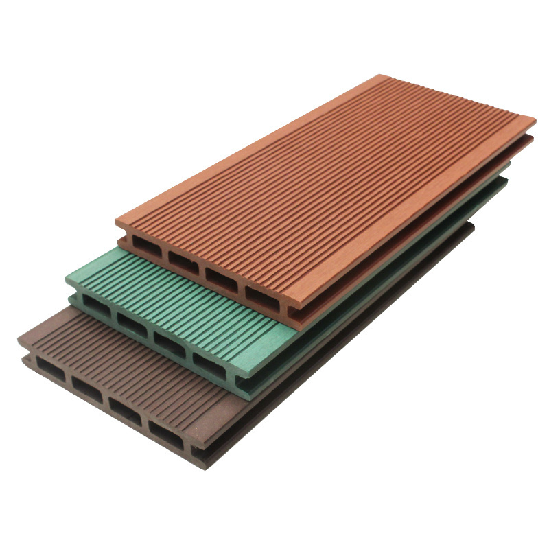 Composite decking board european outdoor terrace commercial use exterior wpc decking tiles panel wpc white flooring