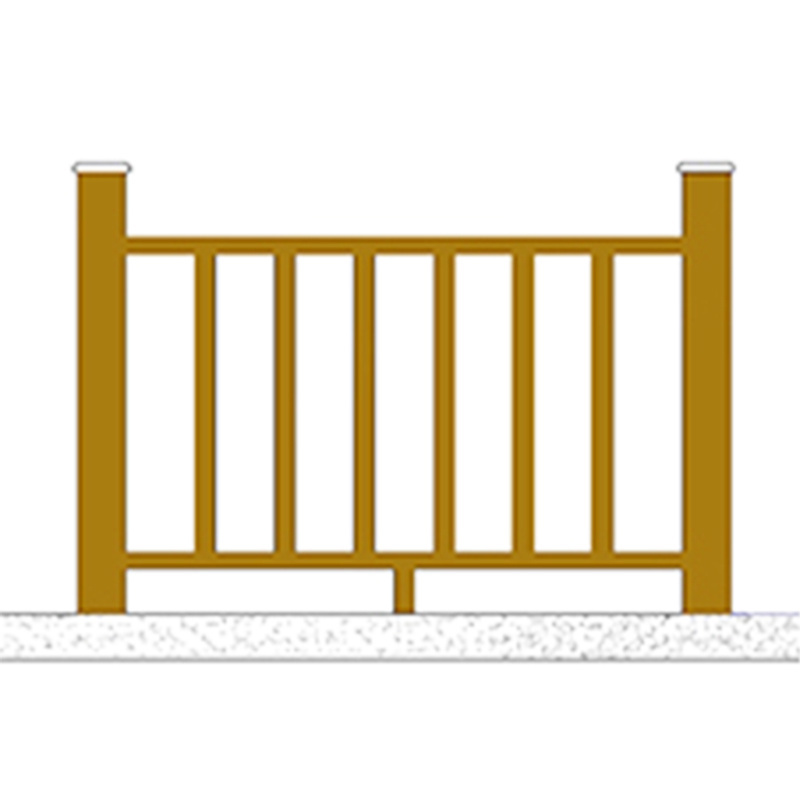 Tianze porch deck stair handrail rail wood composite wpc stair railing outdoor