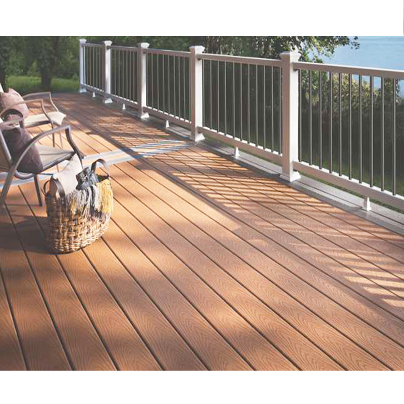 Composite decking board european outdoor terrace commercial use exterior wpc decking tiles panel wpc white flooring