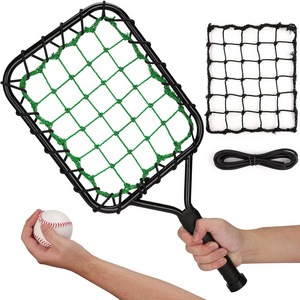 Iron Frame Baseball Racket for Fly Balls Trainer Fungo Training Bat for Parents Coaches Practice Hitting Grounders Pop Flies