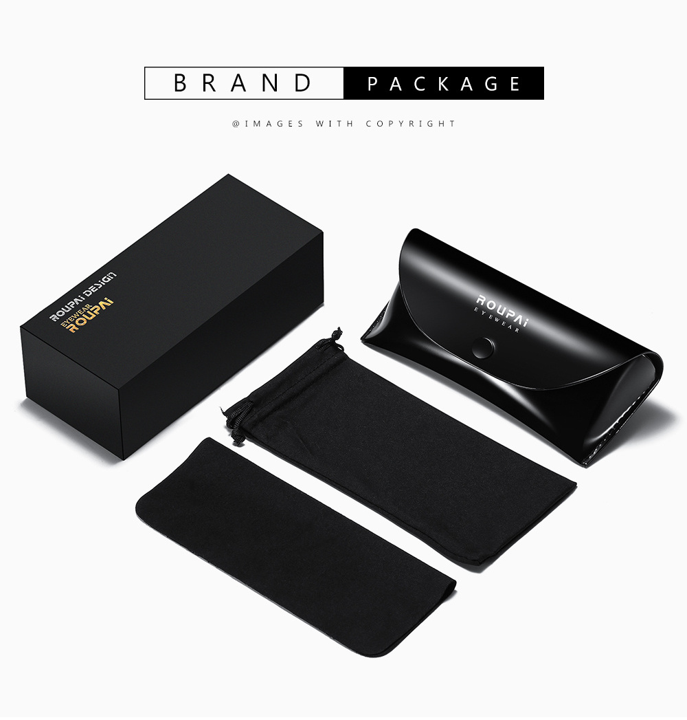 factory hot sale fashion custom logo leather sunglasses case with logo