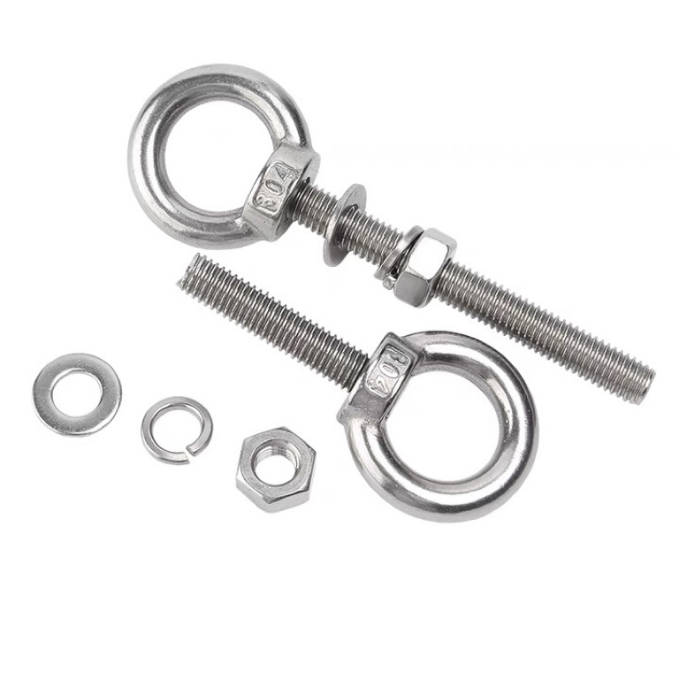 M3 M5 M10 A4-70 A4-80 stainless steel SS304 SS316 Lifting ring hook eye bolt