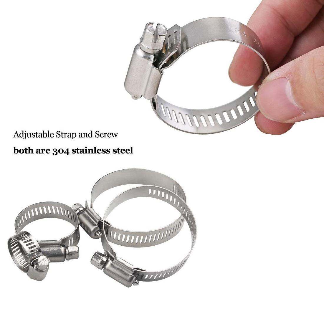 industrial automotive radiator Full size adjustable stainless steel cast iron spring tube Pipe clamp hose clamp for pvc pipes