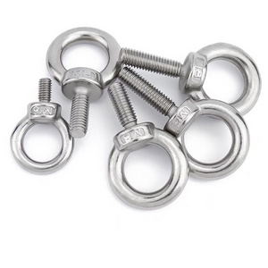 M3 M5 M10 A4-70 A4-80 stainless steel SS304 SS316 Lifting ring hook eye bolt