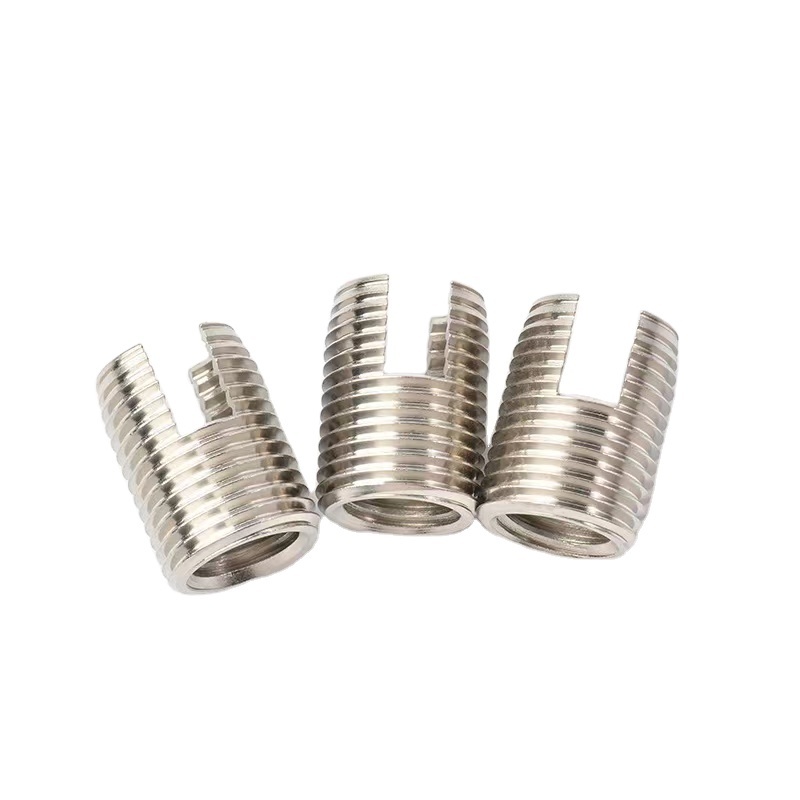 Factory Direct Supply Stainless Steel Slotted Self-tapping Screw Sleeve Thread Protection Sleeve