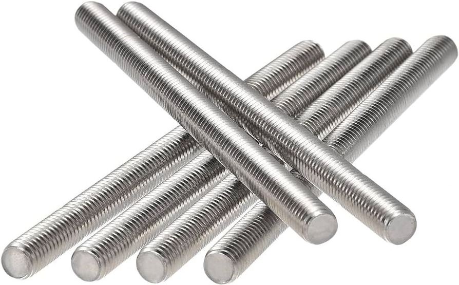 304  Thread Threaded Bar Rod Rods Bolt and Nuts Stainless Steel Manufacturer Full Threaded Rod