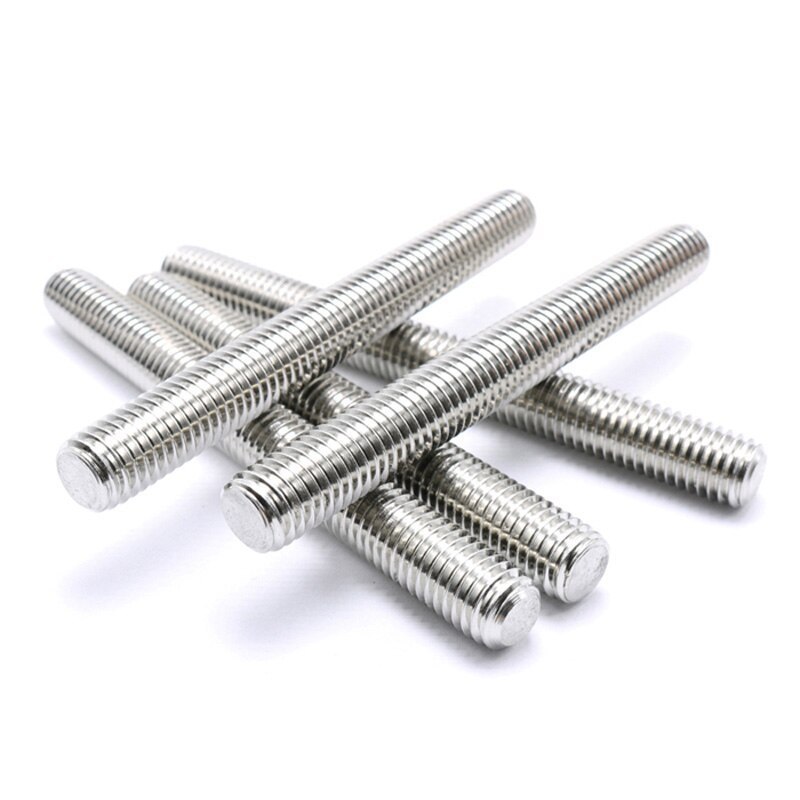 304  Thread Threaded Bar Rod Rods Bolt and Nuts Stainless Steel Manufacturer Full Threaded Rod