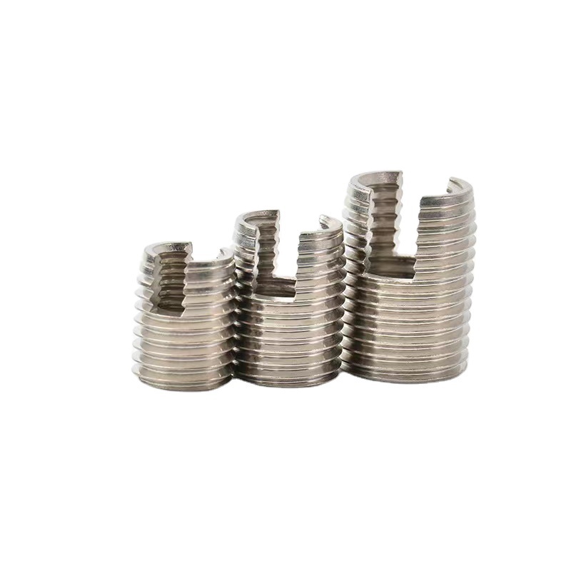 Factory Direct Supply Stainless Steel Slotted Self-tapping Screw Sleeve Thread Protection Sleeve