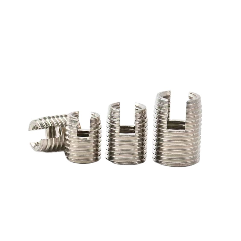 Factory Direct Supply Stainless Steel Slotted Self-tapping Screw Sleeve Thread Protection Sleeve