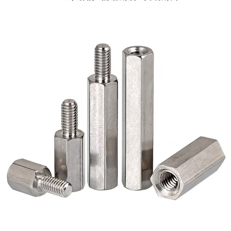 Custom Metal Hex Standoff Spacer M2 M3 M4 M5 M6 Aluminum Standoffs Stainless Steel Male Female Threaded 1/4 1/8 3/16 hex stud