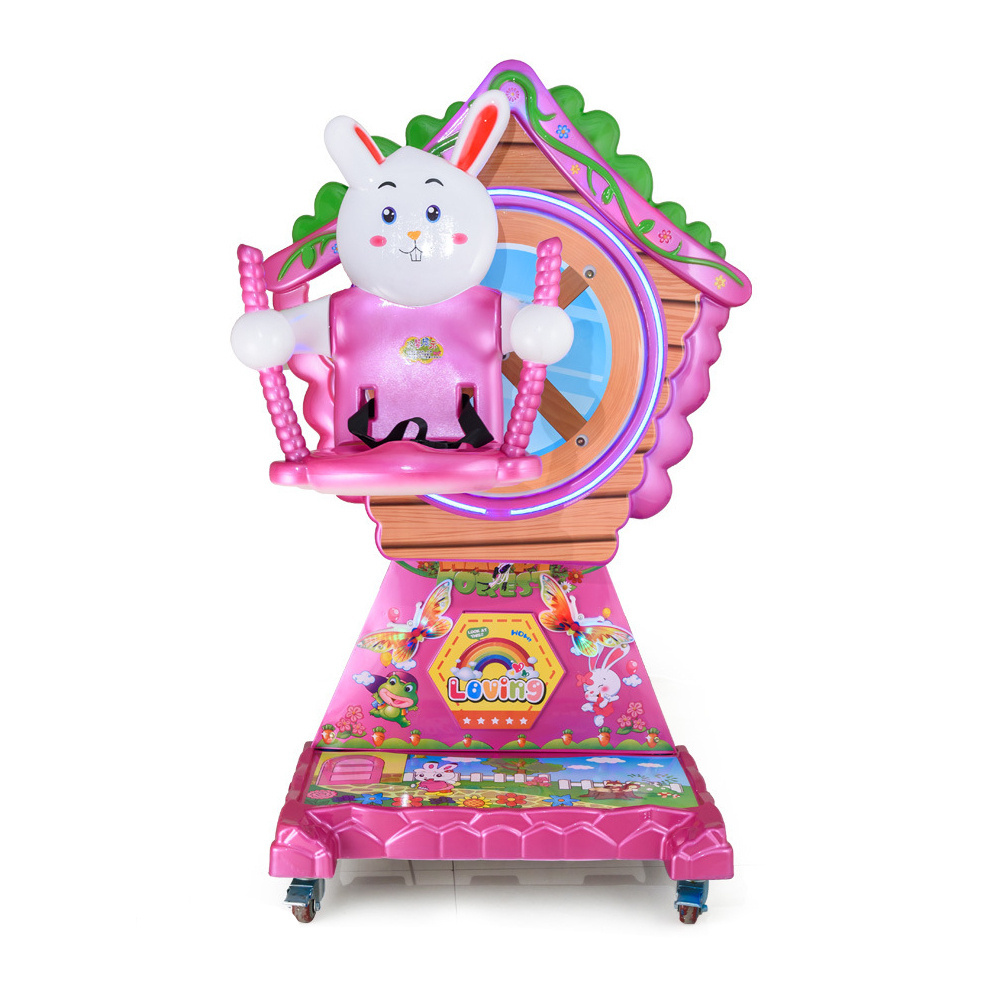 New electric coin operated happy house for children Ferris wheel circle toy car MP3 music swing machine