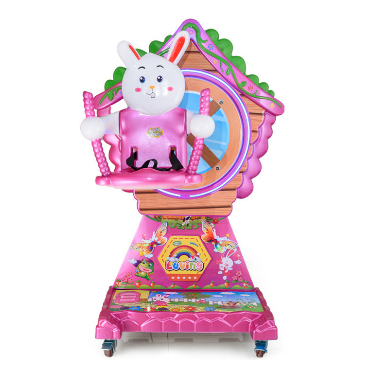 New electric coin operated happy house for children Ferris wheel circle toy car MP3 music swing machine