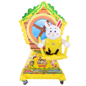 New electric coin operated happy house for children Ferris wheel circle toy car MP3 music swing machine