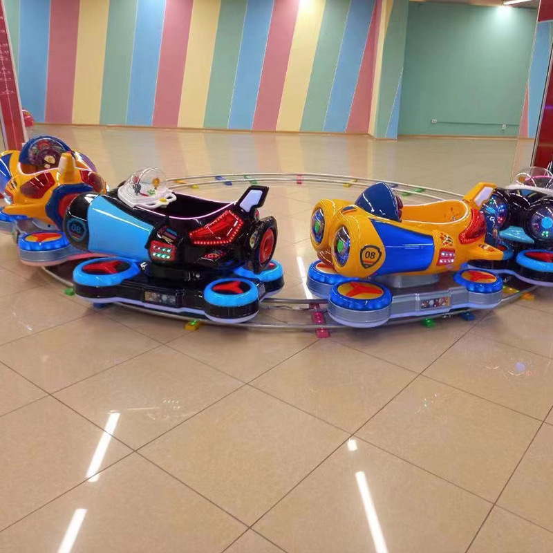 Manufactory Wholesale Outdoor Square Multiple Seats Electric Track Trains Kiddie Amusement Rides Train