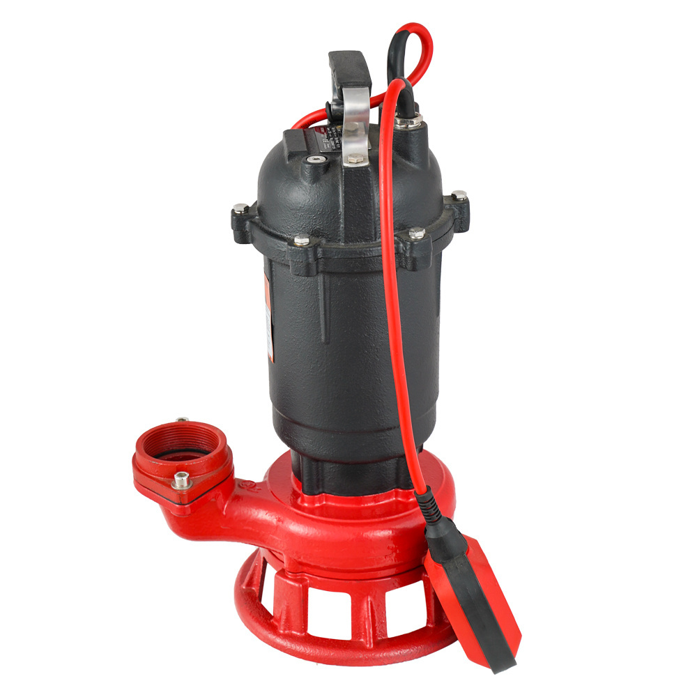 WQD Series 2inch 550W 0.75HP Submersible Drainage Sewage Electric Agricultural Water Slurry Pump with cutter