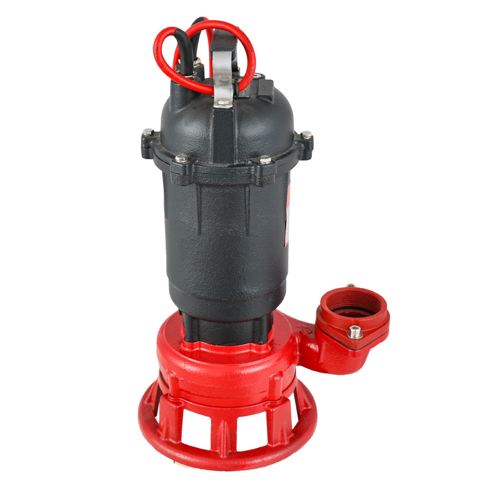 WQD Series 2inch 550W 0.75HP Submersible Drainage Sewage Electric Agricultural Water Slurry Pump with cutter