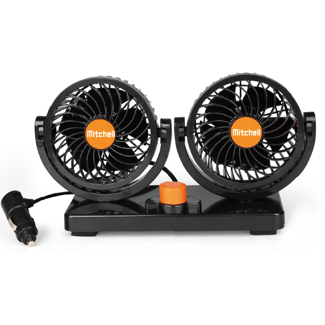 MITCHELL Factory Price  4inch DC 12v mini car fan 360 Degree Rotatable air cooling fan electric cars accessoire RV SUV Vehicles