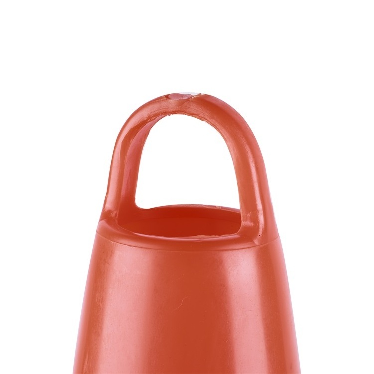 700mm Flexible Orange Reflective PVC Road Cones Handle Plastic Cones for Parking Lot