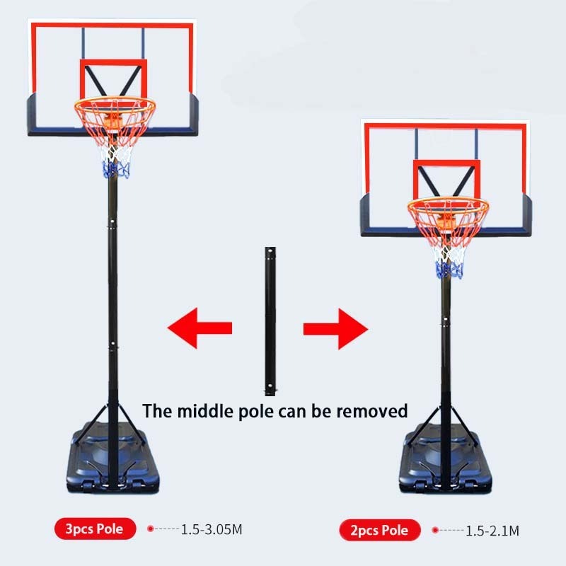 New design Portable basketball hoops, Portable Backboard System Stand w/ 2 Wheels, Stable Base for sale