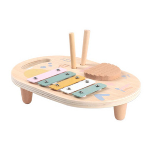 Wholesale Children'S Percussion Instrument Toys Montessori Baby Musical Instrument Toys Wooden Xylophone Music Set