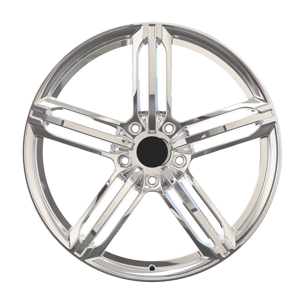 Silver Electroplating Forged Wheel 15 to 24 Inch 6061-T6 Aluminum Alloy Passenger Car Wheels 5x130 21 Inch Rim for Audi A8