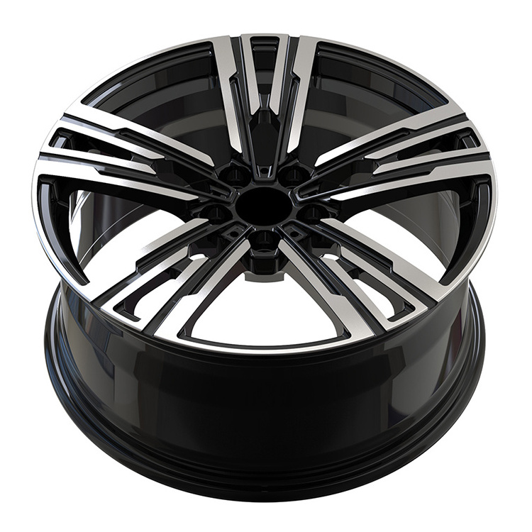 Gloss Black Machine Face Forged Wheels Rims 18 19 20 21 Inch Monoblock Alloy Wheels for BMW Wheels 5 6 7 G30 G05 X5 X6 X7