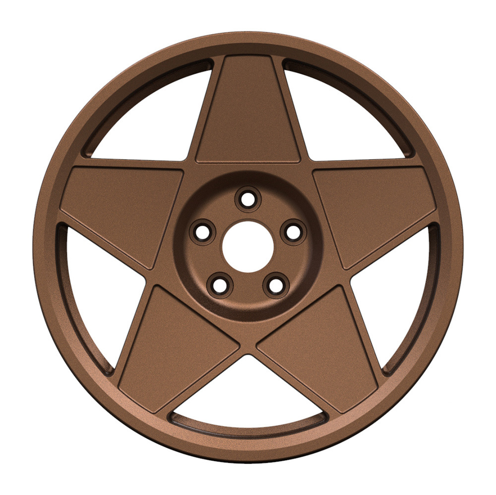 Custom Five Star Shaped Bronze Forged 1 Piece Wheels 18 Inch 5x110 Forged Alloy Wheels Rims for Alfa Romeo