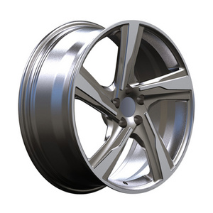 Car Alloy Wheels Rim Size 19x8 19x9 Forged Wheels for Volvo Wheels 5x108 19 Inch Matte Gun Grey Machine Face