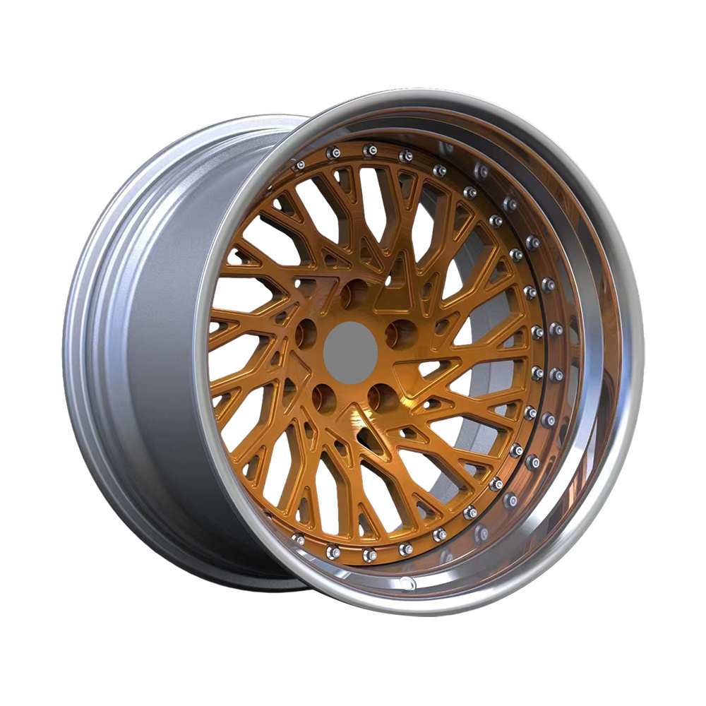 Customized Forged Wheel Rims 2 Pieces Forged Alloy Wheel 5 Spokes 18 Inch 5x114.3 for Honda CIVIC