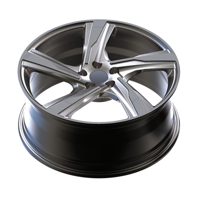 Car Alloy Wheels Rim Size 19x8 19x9 Forged Wheels for Volvo Wheels 5x108 19 Inch Matte Gun Grey Machine Face